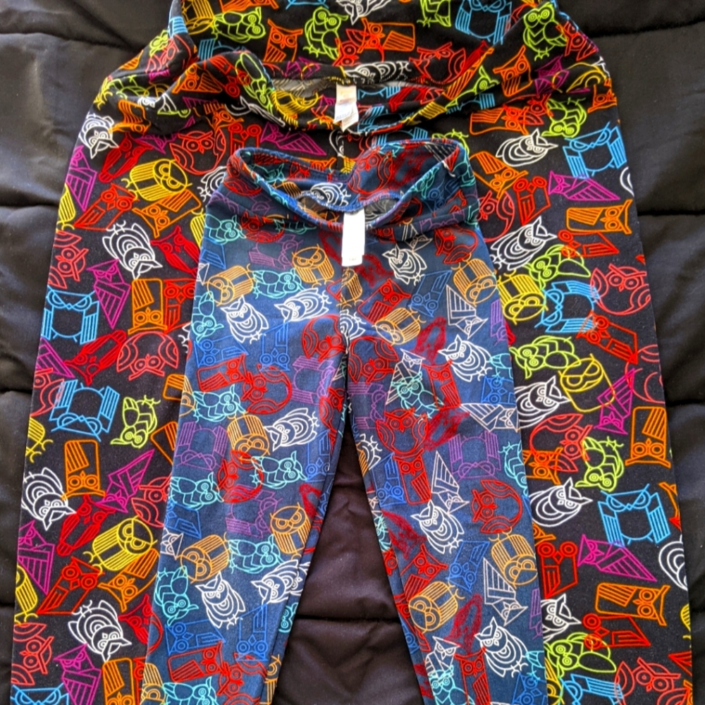 LuLaRoe Mommy&Me owls leggings set